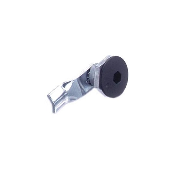 Southco Quarter-Turn Cam Latch, 8 mm Hex Recess, 24mm .94 in Grip, Not Sealed Zinc Alloy, Powder Coat - E5-1-015-130