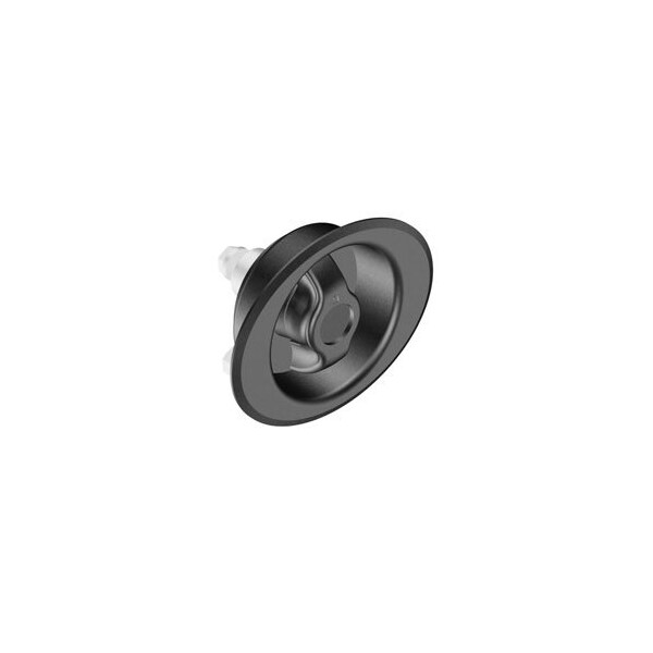 Southco Quarter-Turn Cam Latch, Clockwise to Latch, Flush Cup Wing Style, Spring-return Actuator - E5-91-335-TR0