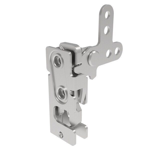 Southco Rotary Push To Close Latch, Small Size, Single Stage, 2-Point Lever 1/4-20 Thread - R4-10-11-301-20