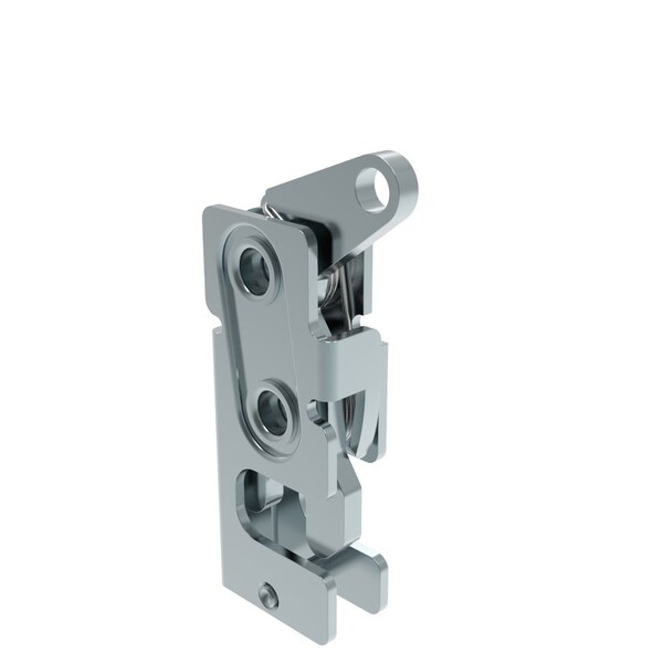 Southco Rotary Push To Close Latch, Small Size, Single Stage, Top Trigger M6 Thread, Steel - R4-10-12-601-10