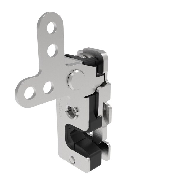 Southco Rotary Push To Close Latch, Small Size, Single Stage, with Integrated Bumper 2-Point Trigger - R4-10-22-305-20