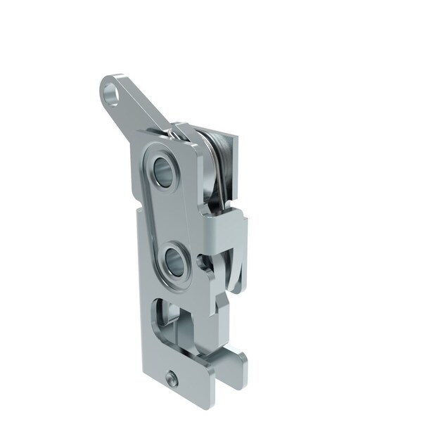 Southco Rotary Push To Close Latch, Small Size, Two Stage, Bottom Trigger 7.2 mm Through Hole, Steel - R4-10-30-501-10