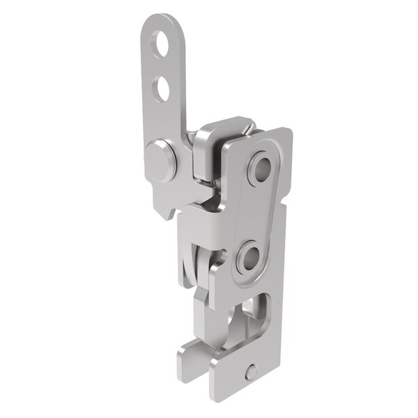 Southco Rotary Push To Close Latch, Small Size, Two Stage, In-Line Lever M6 Thread, Stainless Steel - R4-10-42-201-20