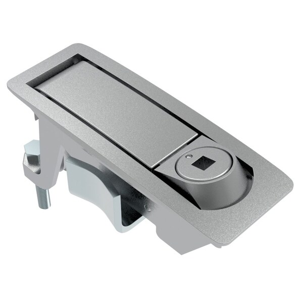 Southco Compression Latch, Tool Locking, Railway Standard, Not sealed, Zinc Alloy, Chrome Plated, Textured - C2-33-141