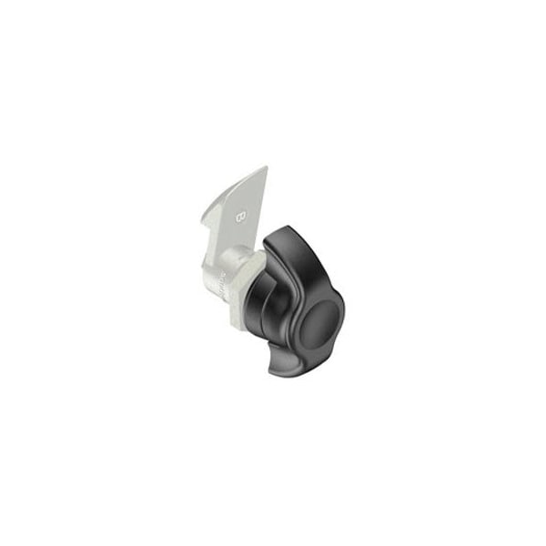 Southco Quarter-Turn Cam Latch, Wing, 23mm .91 in Grip, Not Sealed, Zinc Alloy, Powder Coat, Black - E5-9-305-520