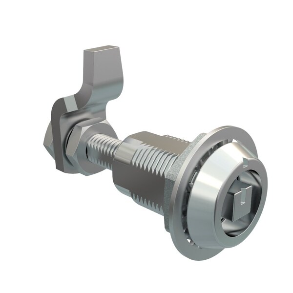 Southco Vise Action, Compression Latch, Large Size, 8 mm Square, Zinc Alloy Chrome Plated, Bright - E3-110-21