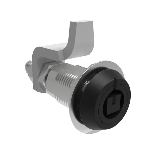 Southco Vise Action, Compression Latch, Large Size, 8 mm Square, Zinc Alloy Powder Coat, Black - E3-110-15