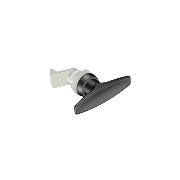 Southco Quarter-Turn Cam Latch, T-handle, 23mm .91 in Grip, Not Sealed, Zinc Alloy, Powder Coat, Black - E5-9-605-520