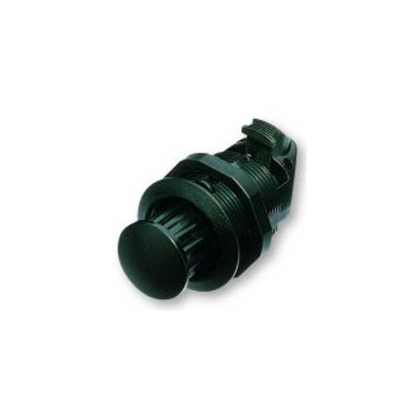 Southco Push To Close Latch, No Restriction, Plastic, Natural, Black - M1-2A-13-5