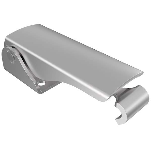 Southco Under-center Draw Latch Medium Size, Steel, Zinc Plate, Bright chromate - 91-512-07