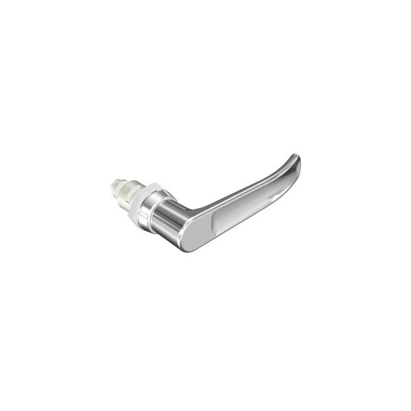 Southco Quarter-Turn Cam Latch, L-handle, Spring-return Actuator, Not Sealed Zinc Alloy, Chrome Plated - E5-9-702-TL0