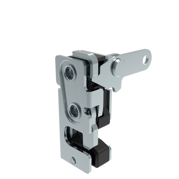 Southco Rotary Push To Close Latch, Small Size, Two Stage, with Integrated Bumper Perpendicular Lever - R4-10-30-105-10