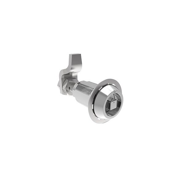 Southco Vise Action  Compression Latch, Large Size, 7 mm Square, Aluminum Alloy, Powder Coat, Clear - E3-224-206