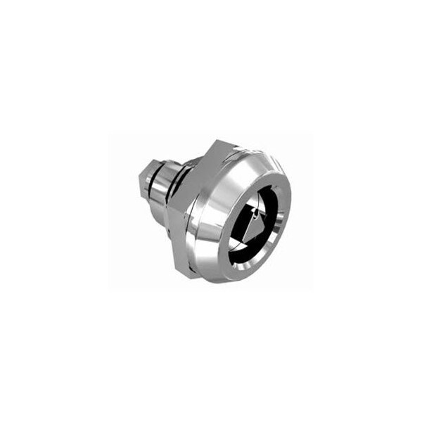 Southco Quarter-Turn Cam Latch, 7 mm Triangle Recess, Without Cam, Sealed Zinc Alloy, Chrome Plated - E5-6-022-UU1
