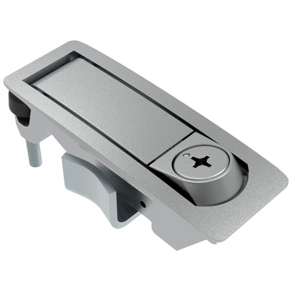 Southco Compression Latch, Tool Locking, Phillips Recess, Not sealed, Zinc Alloy, Chrome Plated, Textured - C2-32-101