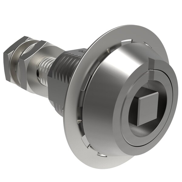 Southco Vise Action  Compression Latch, Large Size, 7 mm Square, Stainless Steel, Passivated, Silver - E3-C224-00
