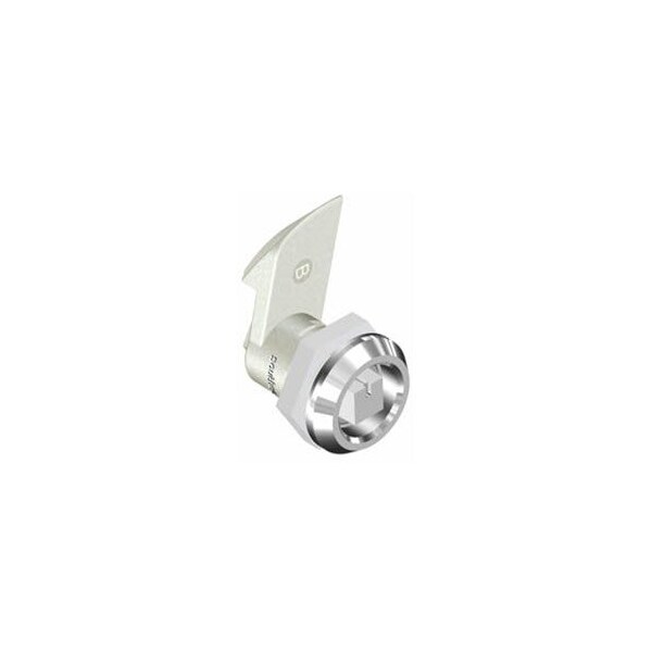 Southco Quarter-Turn Cam Latch, Railway Standard, 23mm .91 in Grip, Sealed Zinc Alloy, Chrome Plated - E5-6-222-520