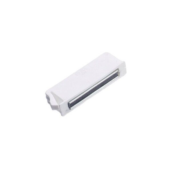 Southco Magnetic Latch, Snap-In- Rectangular hole, 52 N 11.8 lbs. Rated Load, Large Size, White - 02-10-201-20