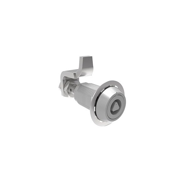 Southco Vise Action  Compression Latch, Large Size, 7 mm Triangle, Aluminum Alloy, Powder Coat, Silver - E3-13-176