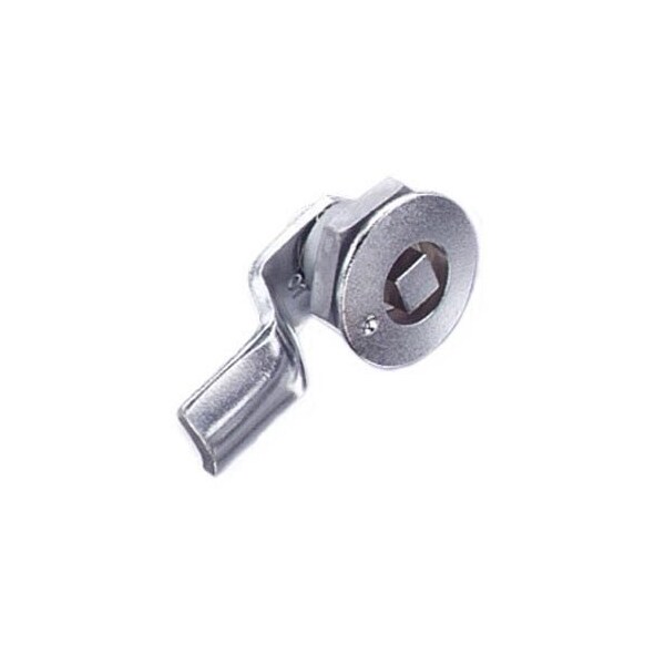 Southco Quarter-Turn Cam Latch, 7 mm Square Recess, 4mm .16 in Grip, Not Sealed Zinc Alloy - E5-1-041-030