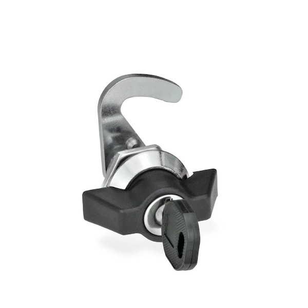 J.W. Winco JW Winco GN115.8-SUK-18-H1-CR-1 Cam Latch, Hook Style - 115.8-SUK-18-H1-CR-1