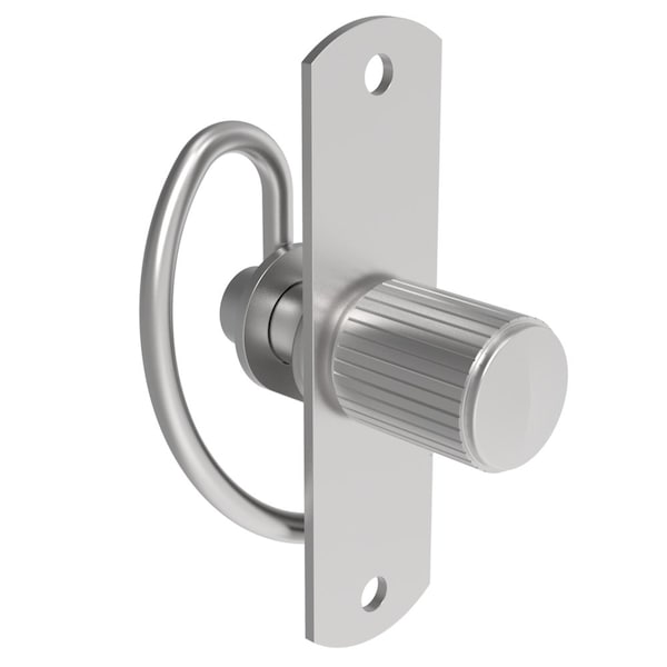 Southco Compression Latch, Self-Adjusting, Knurled Knob, Rivet / Screw thru hole Installation - 57-10-201-40