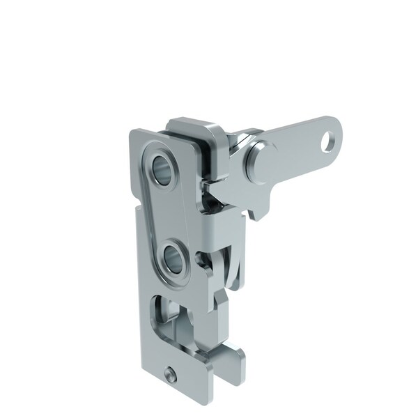 Southco Rotary Push To Close Latch, Small Size, Two Stage, Perpendicular Lever 7.2 mm Through Hole - R4-10-30-101-10