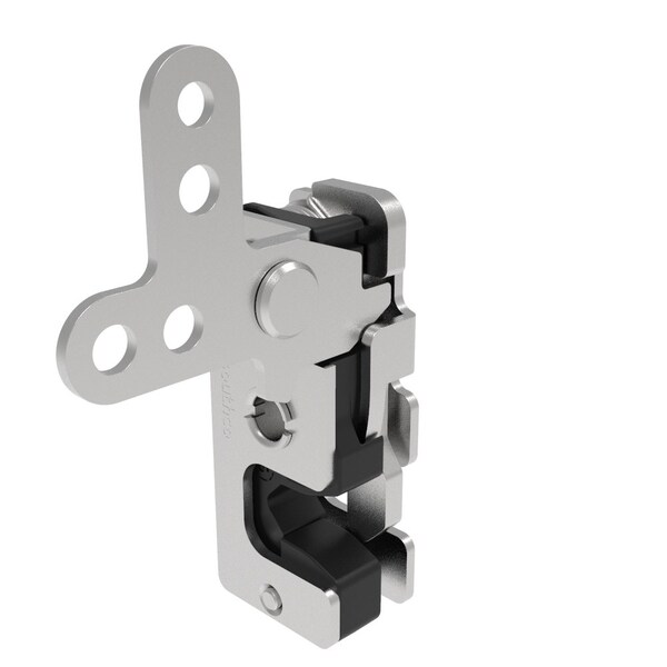 Southco Rotary Push To Close Latch, Small Size, Single Stage, with Integrated Bumper 2-Point Trigger - R4-10-20-305-20