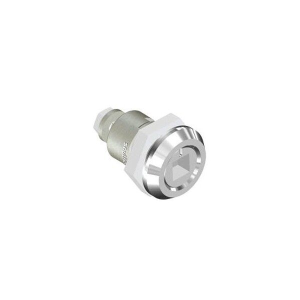 Southco Quarter-Turn Cam Latch, 8 mm Square Recess, Spring-return Actuator, Sealed Zinc Alloy - E5-6-082-TL0