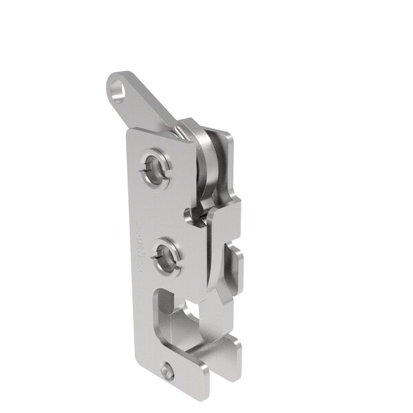Southco Rotary Push To Close Latch, Small Size, Single Stage, Bottom Trigger M6 Thread, Stainless Steel - R4-10-22-501-20