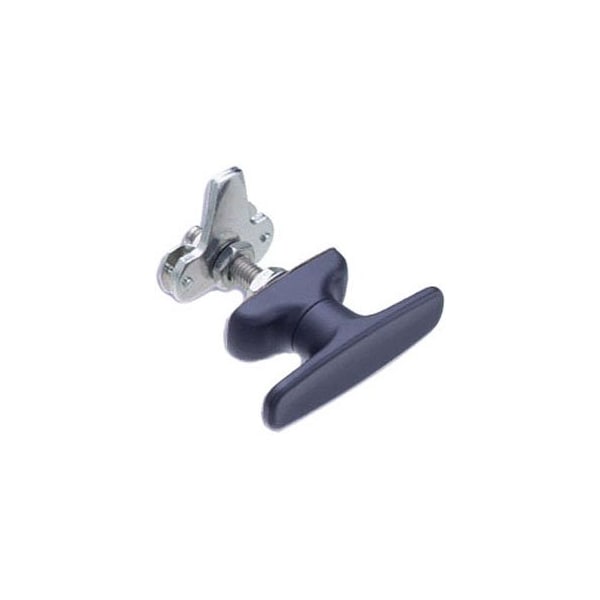 Southco Cam Latch T-Handle, Turn Counterclockwise to Latch / Lock, Short Cam, Zinc Alloy Powder Coat - 92-12-511