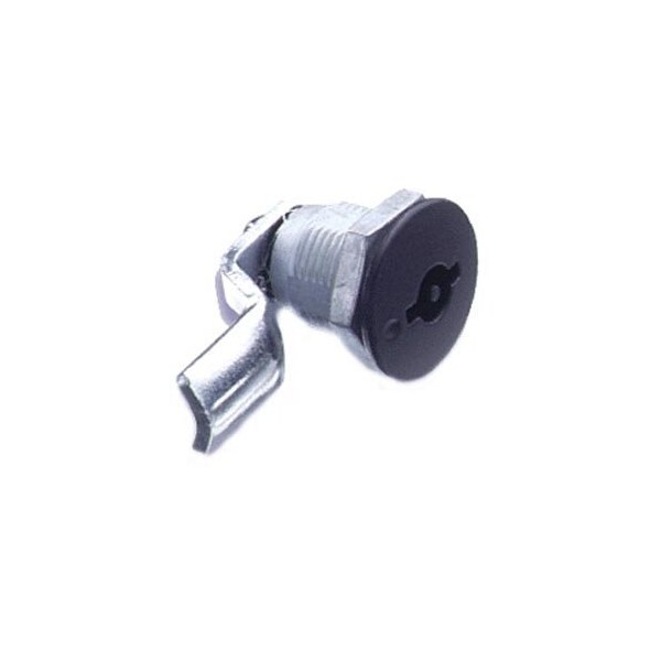 Southco Quarter-Turn Cam Latch, 3 mm Double Bitted Recess, 12mm .47 in Grip, Sealed Zinc Alloy - E5-2-065-031