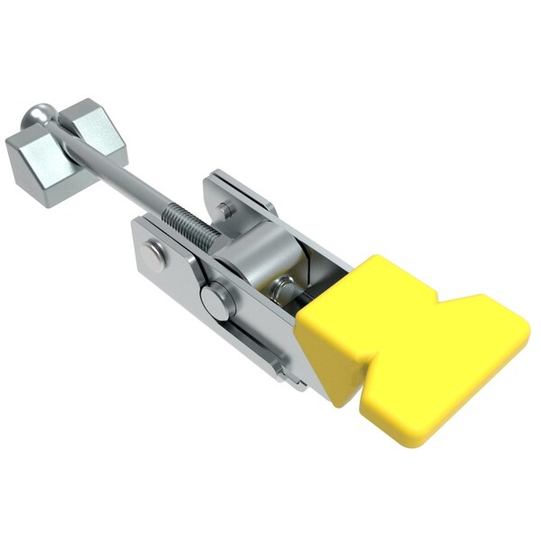 Southco Over-center Draw Latch, Medium Size, Type B Keeper, Steel Zinc Plate, Bright chromate - A1-10-503-20