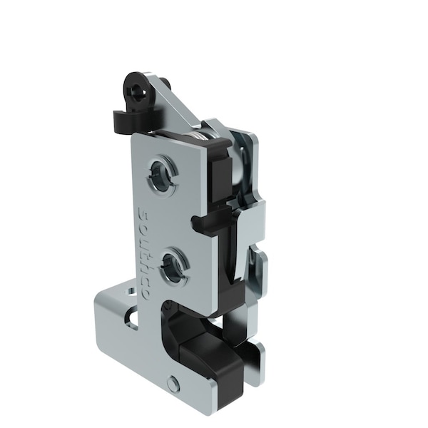 Southco Rotary Push To Close Latch, Small Size, Single Stage, with Integrated Bumper Bottom Trigger - R4-10-21-506-10