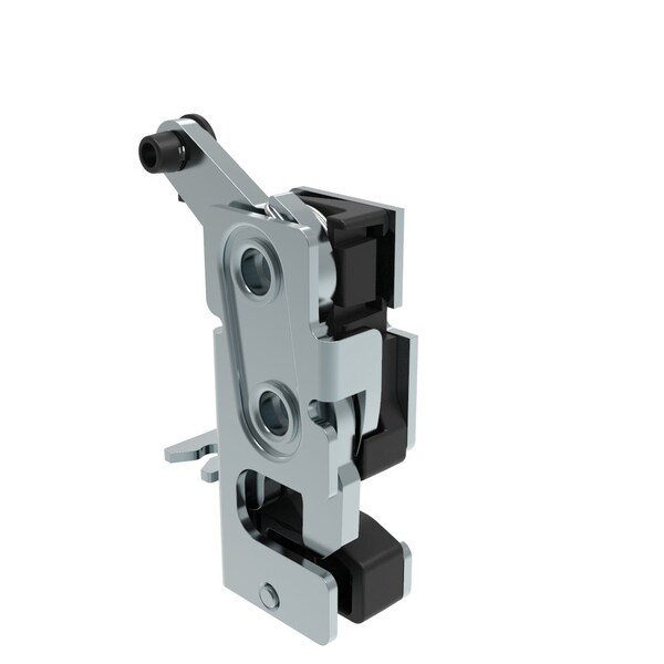 Southco Rotary Push To Close Latch, Small Size, Two Stage, with Integrated Bumper Bottom Trigger - R4-10-30-506-10