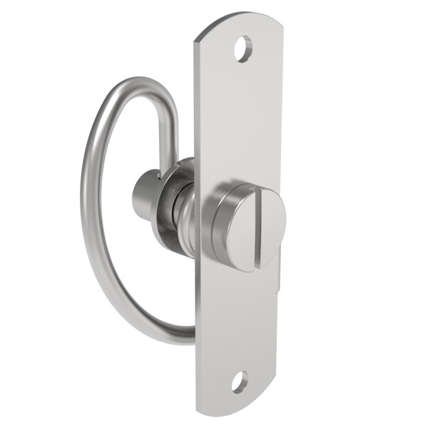Southco Compression Latch, Self-Adjusting, Slotted Head, Rivet / Screw thru hole Installation - 57-10-103-10