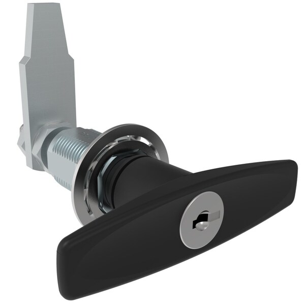 Southco Vise Action, Compression Latch, Large Size, T-Handle, Zinc Alloy Powder Coat, Black - E3-114-95