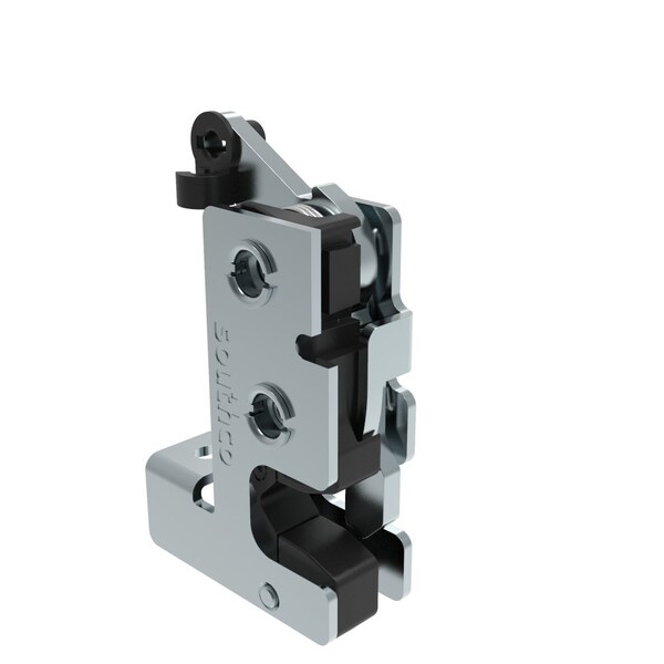 Southco Rotary Push To Close Latch, Small Size, Single Stage, with Integrated Bumper Bottom Trigger - R4-10-22-506-10