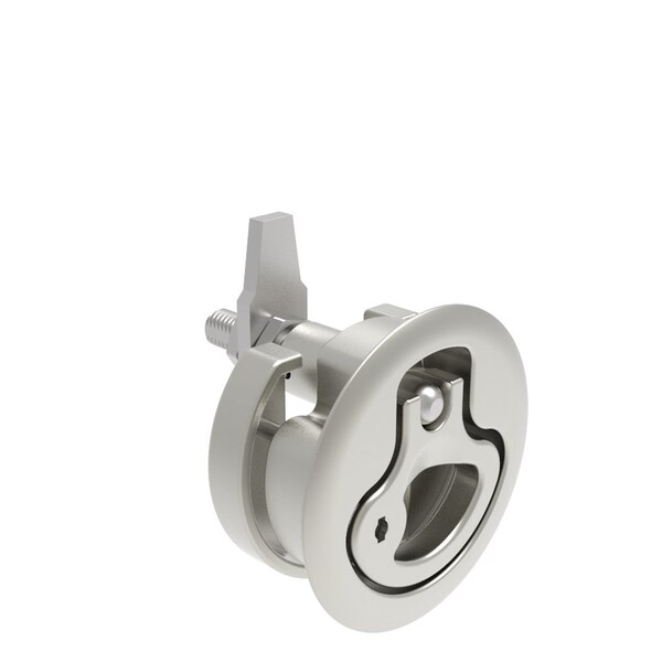 Southco Push-to-Close Latch, Large Size, Key Locking, 12 - 22.5mm .475 - . 885 in Door thickness - M1-25-82-38