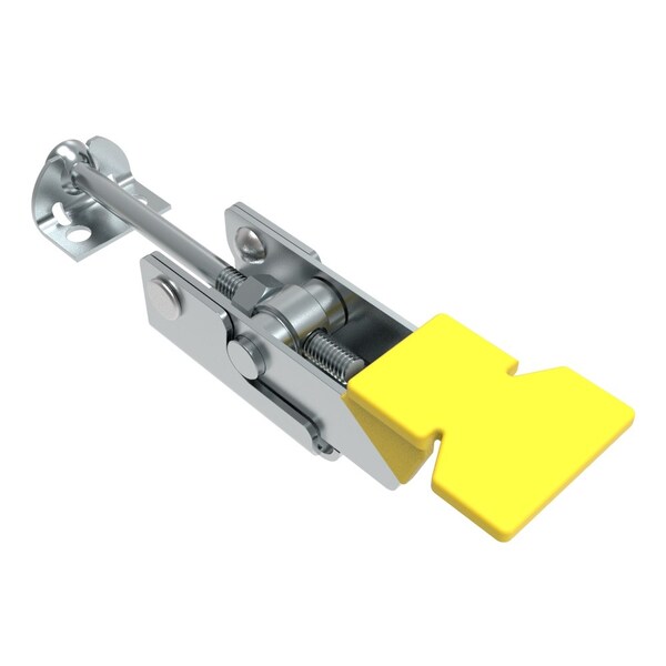 Southco Over-center Draw Latch, Large Size, Type A Keeper, Steel Zinc Plate, Bright chromate - A1-10-701-20