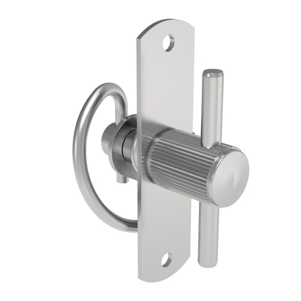 Southco Compression Latch, Self-Adjusting, T-Bar Head, Rivet / Screw thru hole Installation - 57-40-301-10