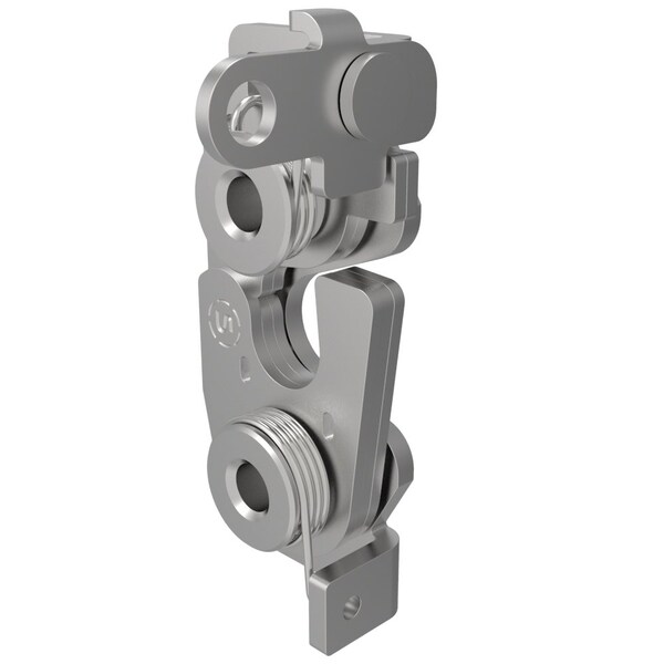 Southco Rotary Push To Close Latch, Large Size, Two Stage, Perpendicular Lever 6.7 mm Through Hole - R4-30-40-101-20