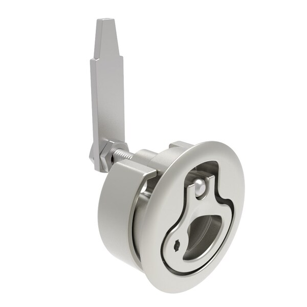 Southco Push-to-Close Latch, Large Size, Key Locking, 2 - 12mm .075 - . 475 in Door thickness - M1-25-81-68