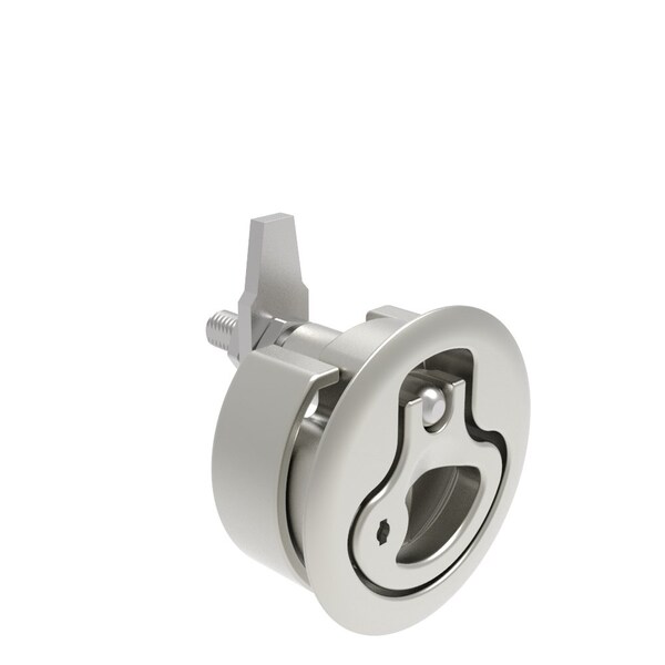 Southco Push-to-Close Latch, Large Size, Key Locking, 2 - 12mm .075 - . 475 in Door thickness - M1-25-81-38