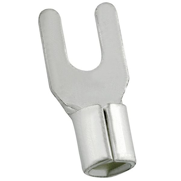 Power First 12-10 AWG Non-Insulated Fork Terminal #6 Stud PK50 - 5UGP0