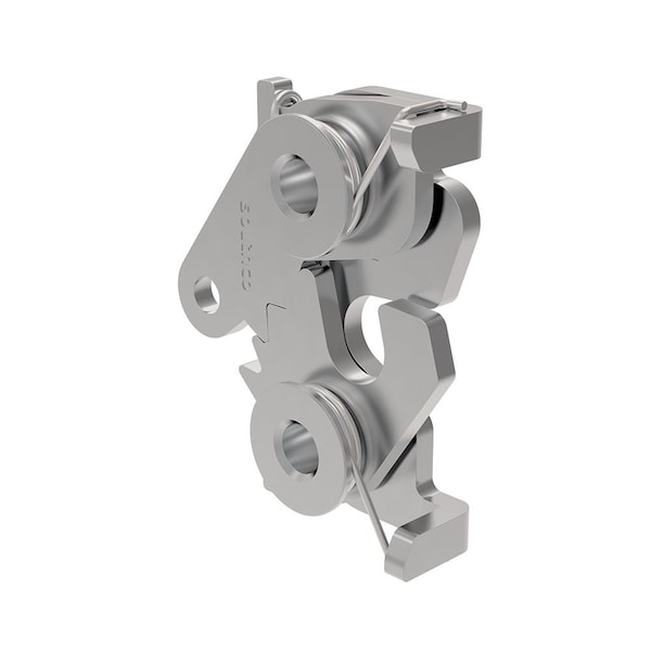 Southco Rotary Push To Close, Medium Size, Bottom, M8 Thread, Stainless Steel, Passivated - R4-20-42-501-20