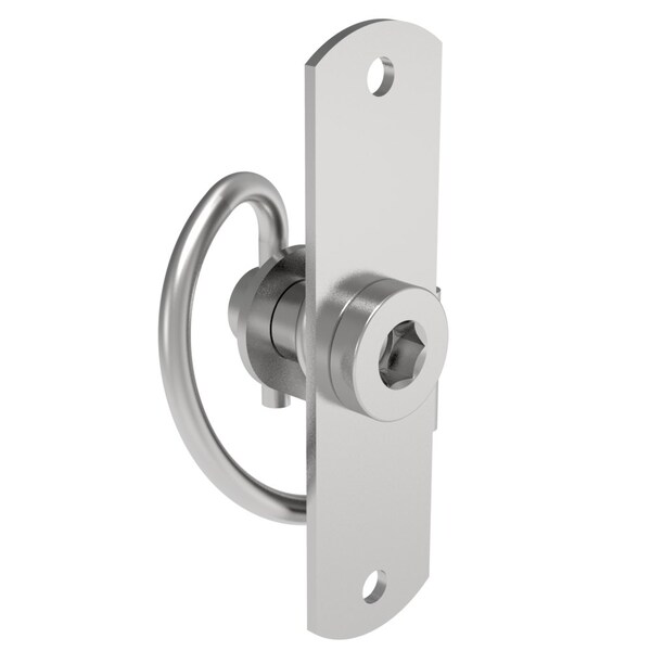 Southco Compression Latch, Self-Adjusting, Hex Recess, Rivet / Screw thru hole Installation - 57-40-801-10