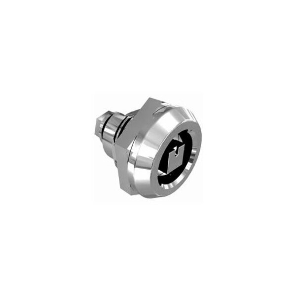 Southco Quarter-Turn Cam Latch, 7 mm Square Recess, Without Cam, Sealed, Zinc Alloy, Chrome Plated, Bright - E5-6-042-UU1