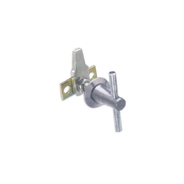 Southco Cam Latch, Small Size, Three Point, Straight Cam, Zinc Alloy, Zinc Plated, Bright Chromate - 68-50-302-10