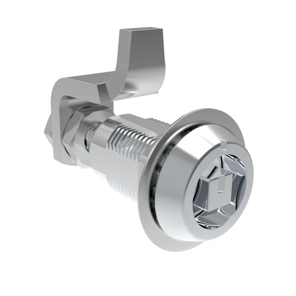 Southco Vise Action, Compression Latch, Large Size, 8 mm Square, Zinc Alloy Chrome Plated, Bright - E3-110-11